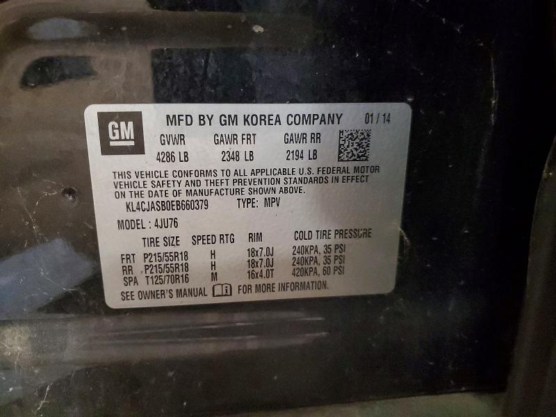 Продаж на аукціоні авто 2014 Buick Encore, vin: KL4CJASB0EB660379, номер лоту: 63354596