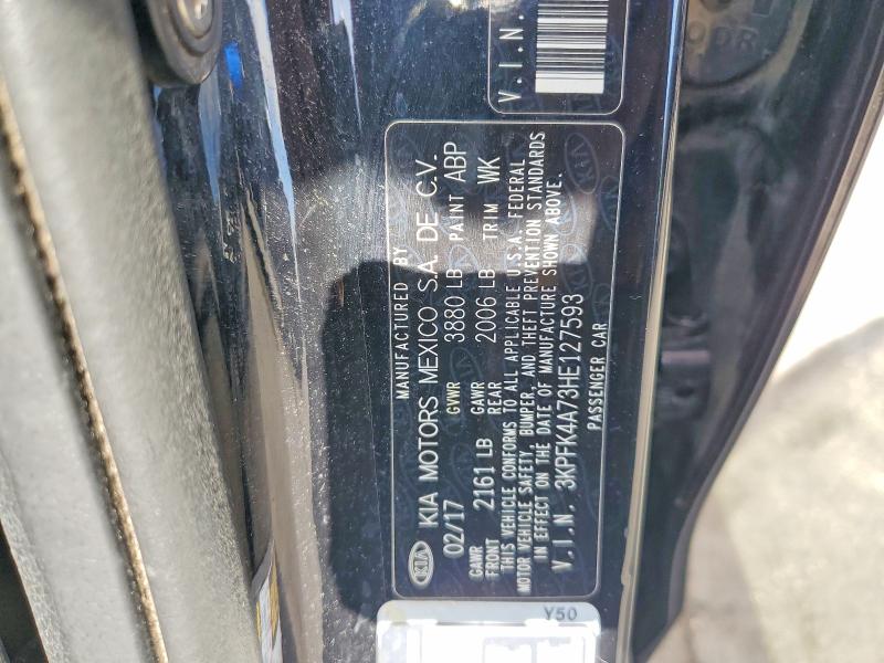 Продажа на аукционе авто 2017 Kia Forte, vin: 3KPFK4A73HE127593, номер лота: 61396266