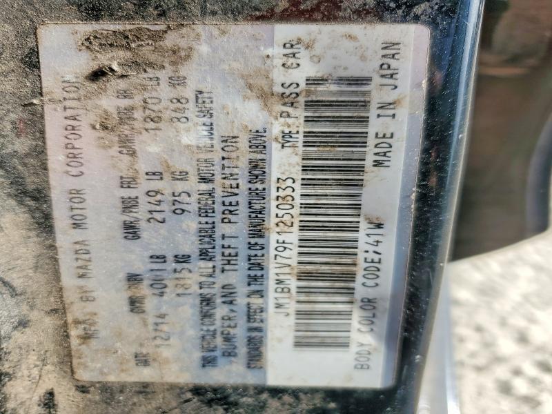 Продаж на аукціоні авто 2015 Mazda 3, vin: JM1BM1V79F1250333, номер лоту: 59401226