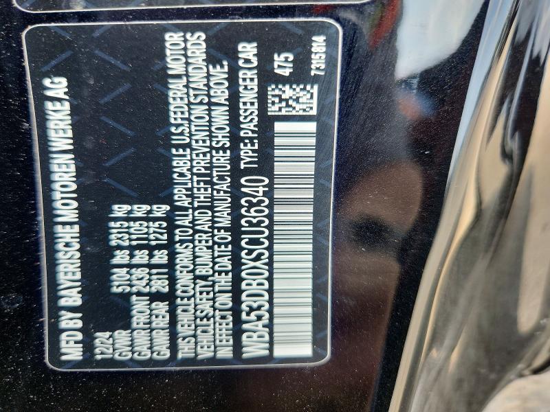 Продажа на аукционе авто 2025 Bmw 430xi, vin: WBA53DB0XSCU36340, номер лота: 61881996