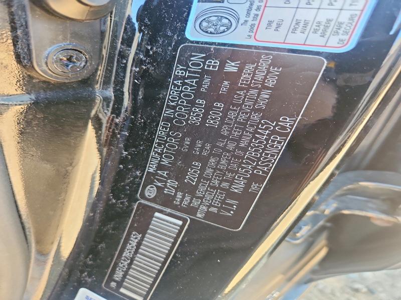 Aukcja sprzedaży 2011 Kia Forte, vin: KNAFU5A27B5354452, numer aukcji: 60804966