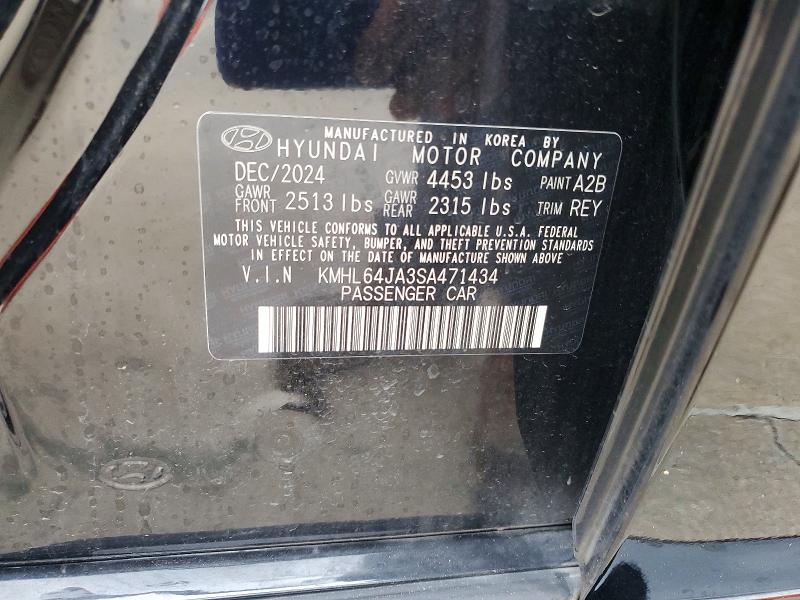 Продаж на аукціоні авто 2025 Hyundai Sonata, vin: KMHL64JA3SA471434, номер лоту: 61552656