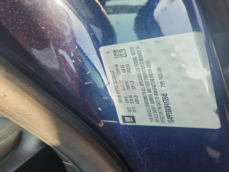 60565746 :رقم المزاد ، 1G4PP5SK0F4172645 vin ، 2015 Buick Verano مزاد بيع