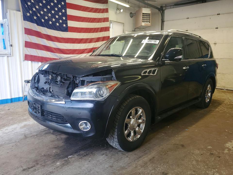 61589716 :رقم المزاد ، JN8AZ2NC1B9302893 vin ، 2011 Infiniti Qx56 مزاد بيع