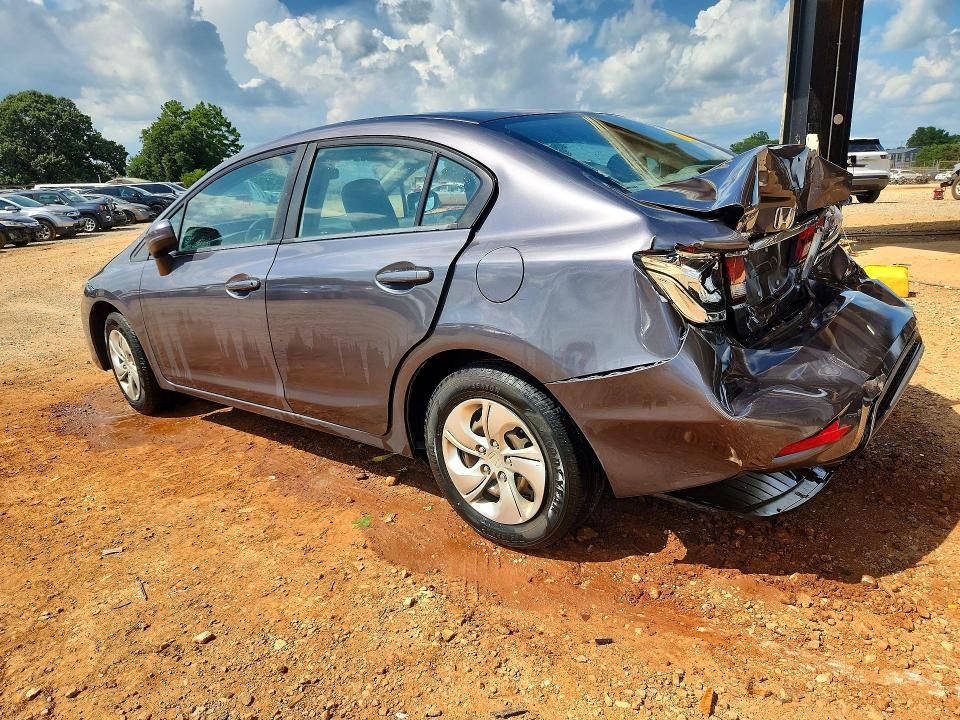 61625056 :رقم المزاد ، 19XFB2F57FE239838 vin ، 2015 Honda Civic مزاد بيع