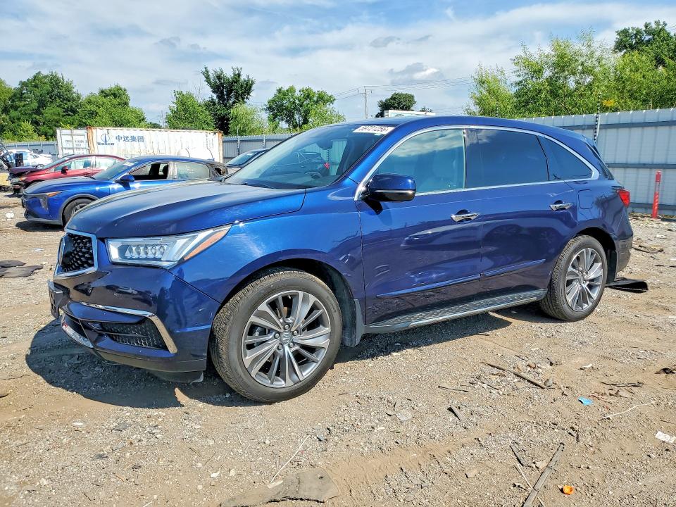 59721256 :رقم المزاد ، 5FRYD4H71HB008684 vin ، 2017 Acura Mdx مزاد بيع