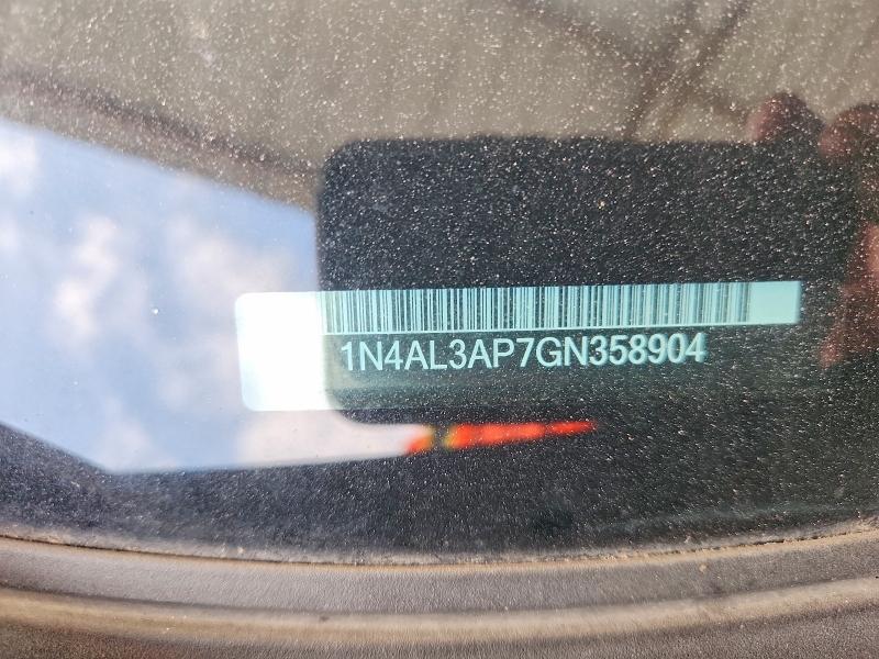 60701736 :رقم المزاد ، 1N4AL3AP7GN358904 vin ، 2016 Nissan Altima مزاد بيع