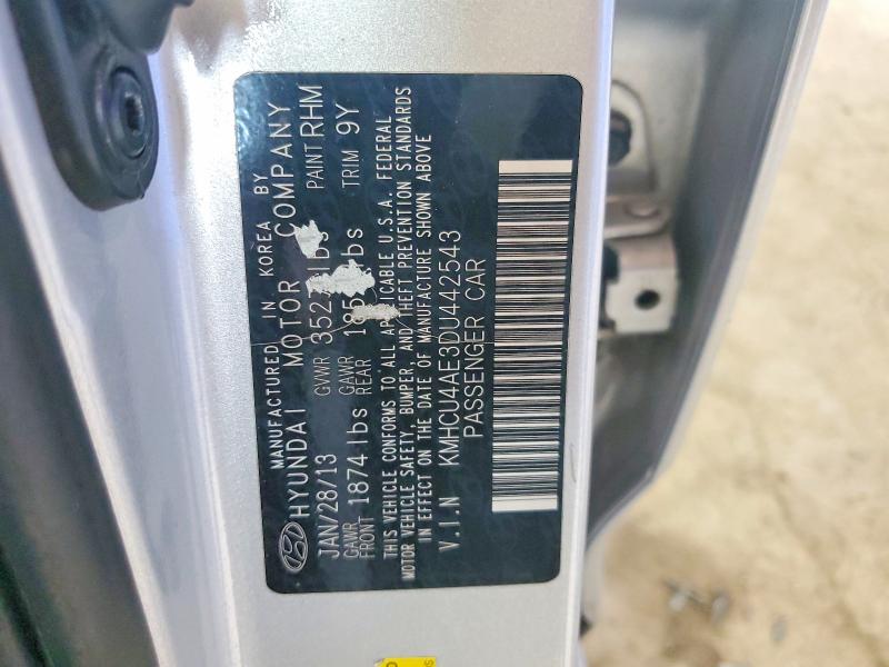 Продажа на аукционе авто 2013 Hyundai Accent, vin: KMHCU4AE3DU442543, номер лота: 59744596