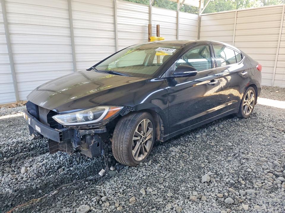 Продажа на аукционе авто 2017 Hyundai Elantra, vin: 5NPD84LF9HH119519, номер лота: 59233746