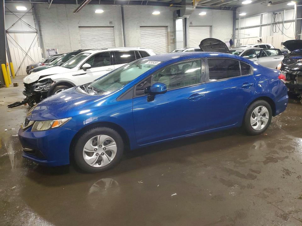 Auction sale of the 2013 Honda Civic, vin: 19XFB2F55DE067791, lot number: 76293455