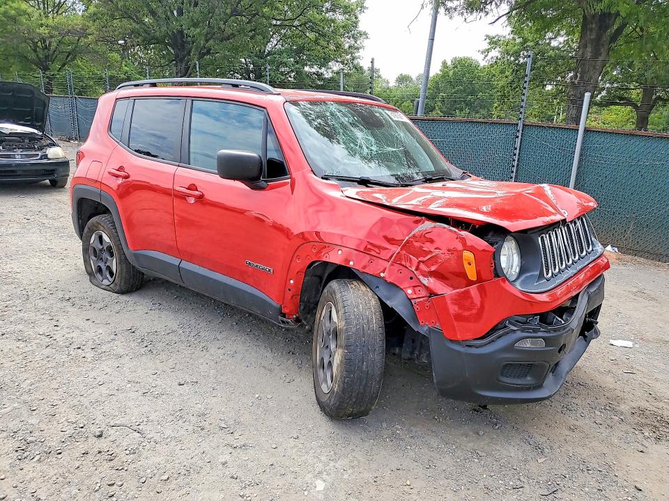 Продаж на аукціоні авто 2018 Jeep Renegade, vin: ZACCJBAB8JPG78920, номер лоту: 61973816