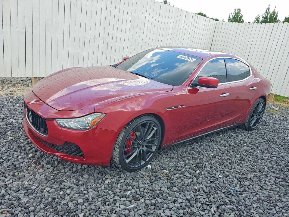 2015 Maserati Ghibli მანქანა იყიდება აუქციონზე, vin: ZAM57RTA0F1143362, აუქციონის ნომერი: 60450976