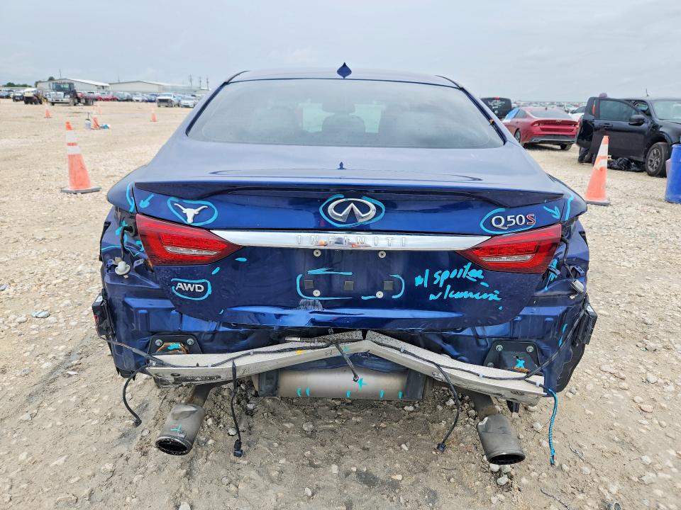 2019 Infiniti Q50 მანქანა იყიდება აუქციონზე, vin: JN1FV7AR6KM800141, აუქციონის ნომერი: 61312386