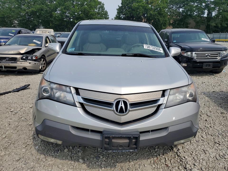 58732806 :رقم المزاد ، 2HNYD286X9H522214 vin ، 2009 Acura Mdx مزاد بيع