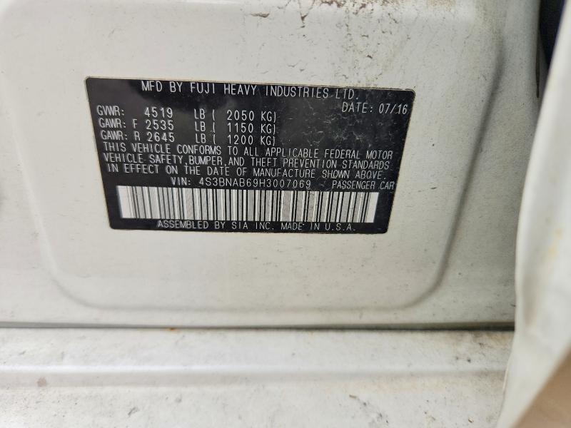 Продажа на аукционе авто 2017 Subaru Legacy, vin: 4S3BNAB69H3007069, номер лота: 60461856