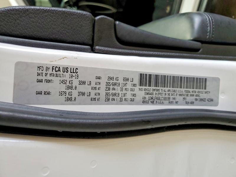 Aukcja sprzedaży 2020 Jeep Grand Cherokee, vin: 1C4RJFAG6LC169199, numer aukcji: 62869346