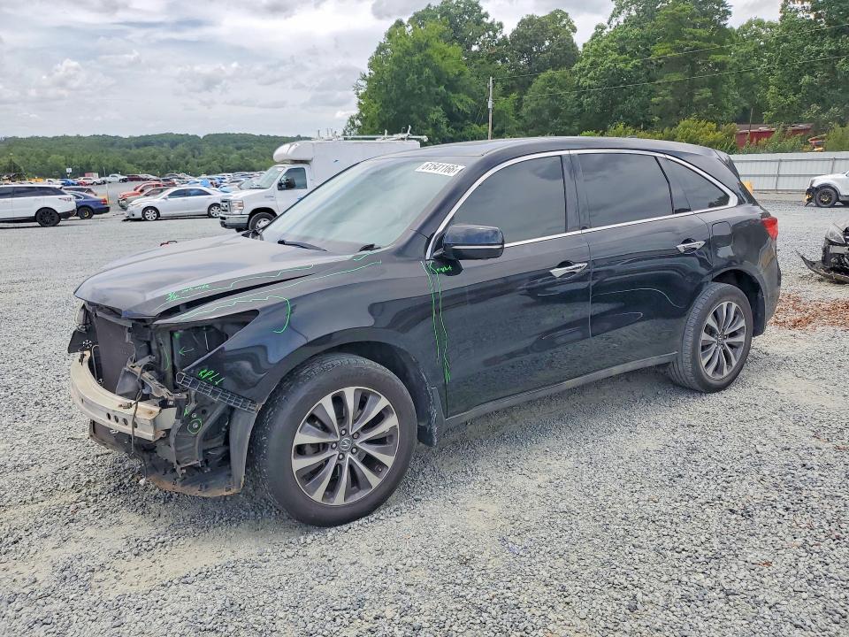 61541166 :رقم المزاد ، 5FRYD3H42FB003670 vin ، 2015 Acura Mdx مزاد بيع