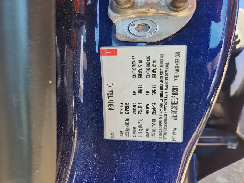 Продажа на аукционе авто 2018 Tesla Model 3, vin: 5YJ3E1EB2JF086204, номер лота: 60211076