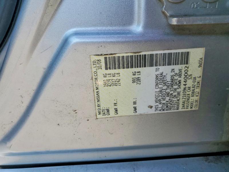 Aukcja sprzedaży 2009 Nissan Altima, vin: 1N4AL21E09N440002, numer aukcji: 63320596