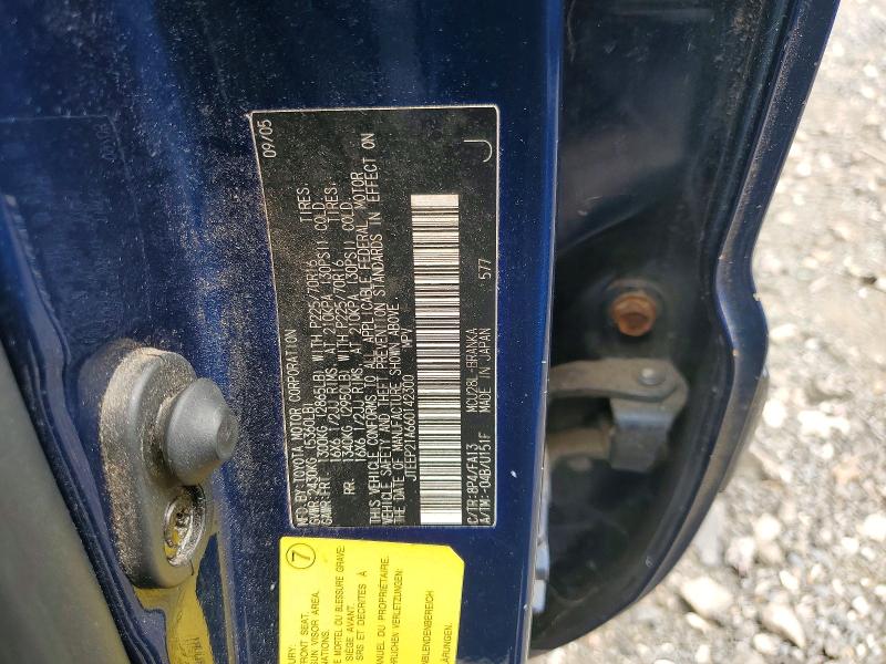 Продажа на аукционе авто 2006 Toyota Highlander, vin: JTEEP21A660142300, номер лота: 61343956