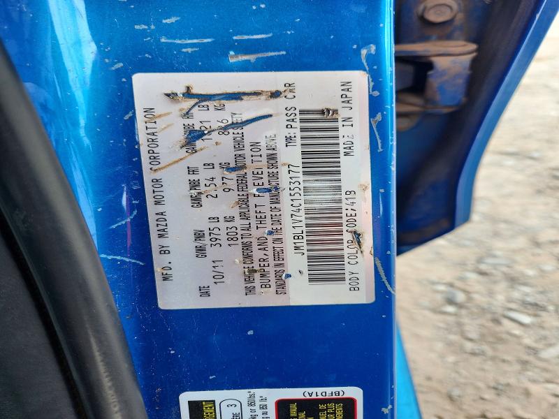 Aukcja sprzedaży 2012 Mazda 3, vin: JM1BL1V74C1553177, numer aukcji: 63232736