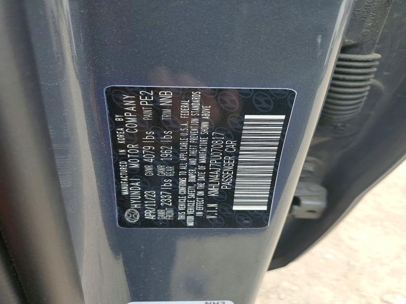 2023 Hyundai Elantra მანქანა იყიდება აუქციონზე, vin: KMHLN4AJ7PU070817, აუქციონის ნომერი: 62282896