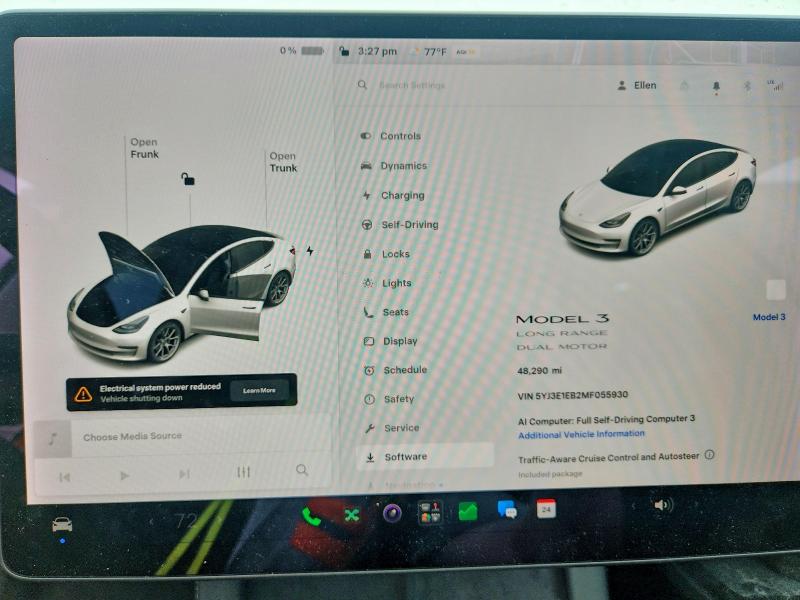 Aukcja sprzedaży 2021 Tesla Model 3, vin: 5YJ3E1EB2MF055930, numer aukcji: 62753656