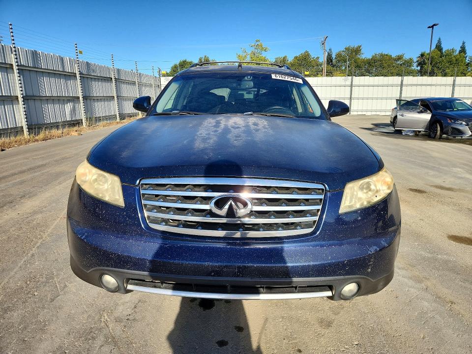 61627546 :رقم المزاد ، JNRAS08WX7X206161 vin ، 2007 Infiniti Fx35 مزاد بيع