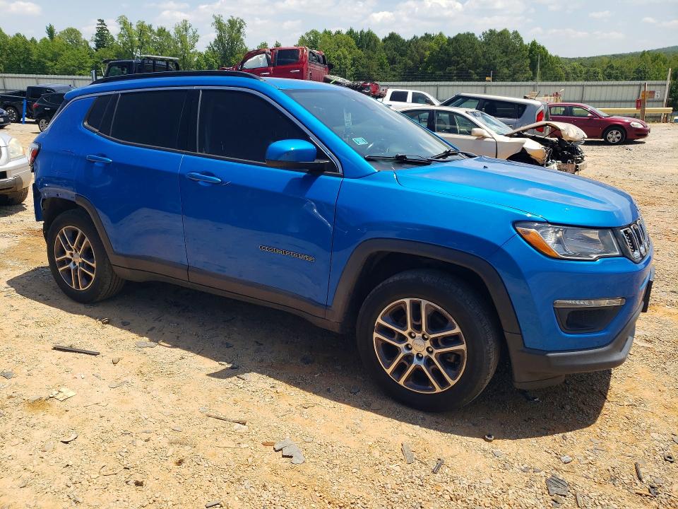 2020 Jeep Compass მანქანა იყიდება აუქციონზე, vin: 3C4NJDBB7LT251582, აუქციონის ნომერი: 58995776
