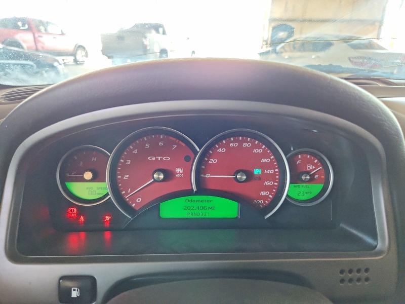Aukcja sprzedaży 2005 Pontiac Gto, vin: 6G2VX12U05L435198, numer aukcji: 59614206