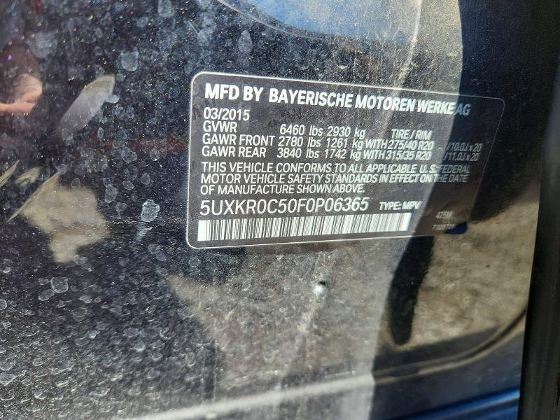 Продаж на аукціоні авто 2015 Bmw X5, vin: 5UXKR0C50F0P06365, номер лоту: 61762296