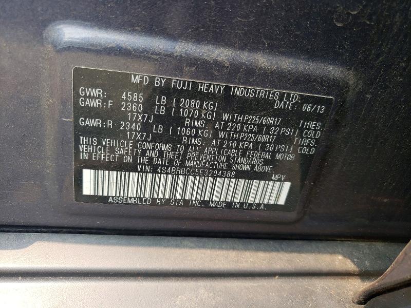 Продажа на аукционе авто 2014 Subaru Outback, vin: 4S4BRBCC5E3204388, номер лота: 61330826