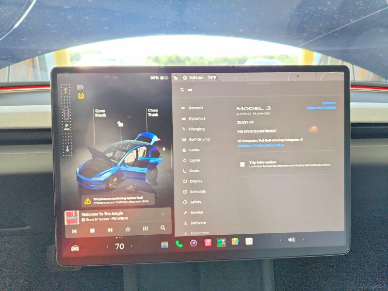 Aukcja sprzedaży 2025 Tesla Model 3, vin: 5YJ3E1EA3SF916987, numer aukcji: 61551906