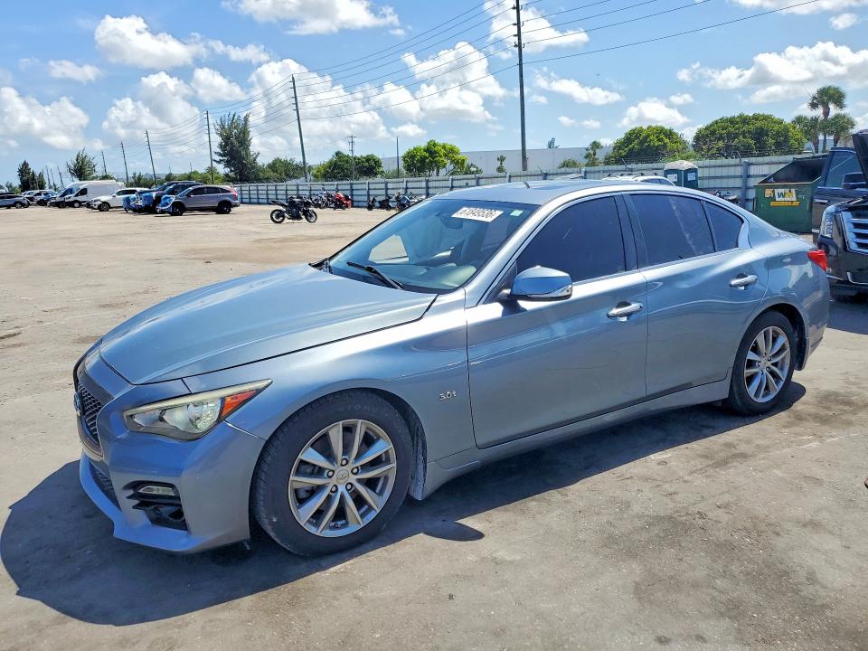 2017 Infiniti Q50 მანქანა იყიდება აუქციონზე, vin: JN1EV7AR8HM832593, აუქციონის ნომერი: 61849536