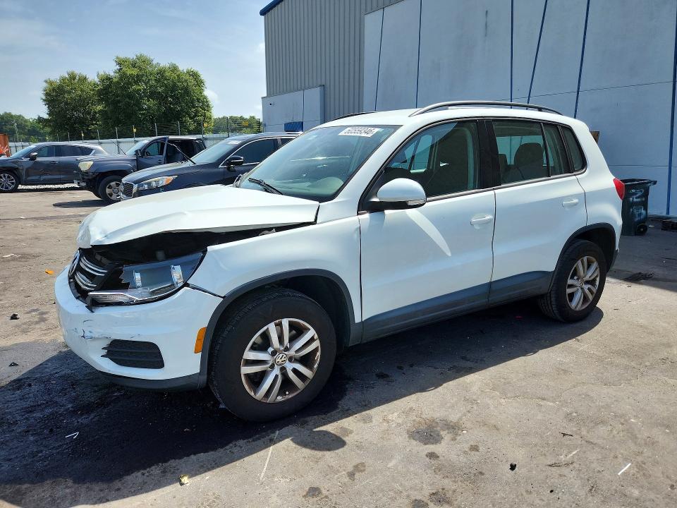 2017 Volkswagen Tiguan მანქანა იყიდება აუქციონზე, vin: WVGAV7AX4HW513010, აუქციონის ნომერი: 60559346