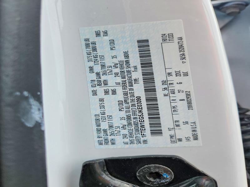 Продажа на аукционе авто 2018 Ford F150, vin: 1FTEW1EG5JKE03090, номер лота: 59865296