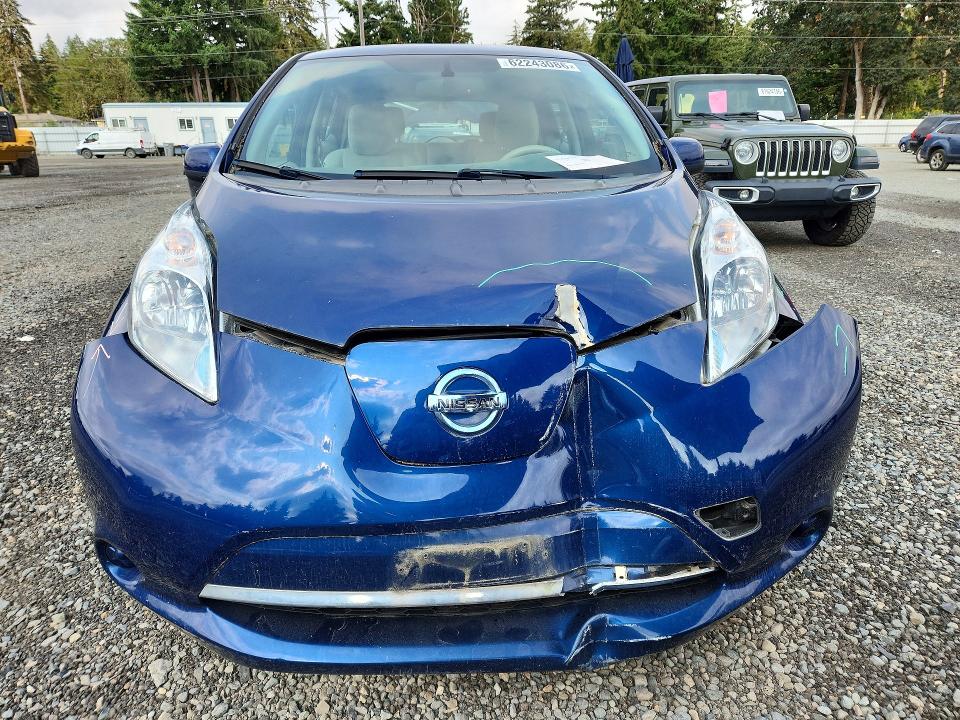 2016 Nissan Leaf მანქანა იყიდება აუქციონზე, vin: 1N4BZ0CP3GC311072, აუქციონის ნომერი: 62243086