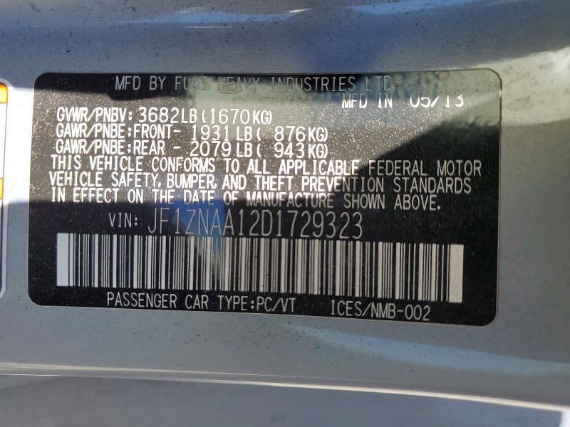 Продаж на аукціоні авто 2013 Scion Fr-s, vin: JF1ZNAA12D1729323, номер лоту: 60139356