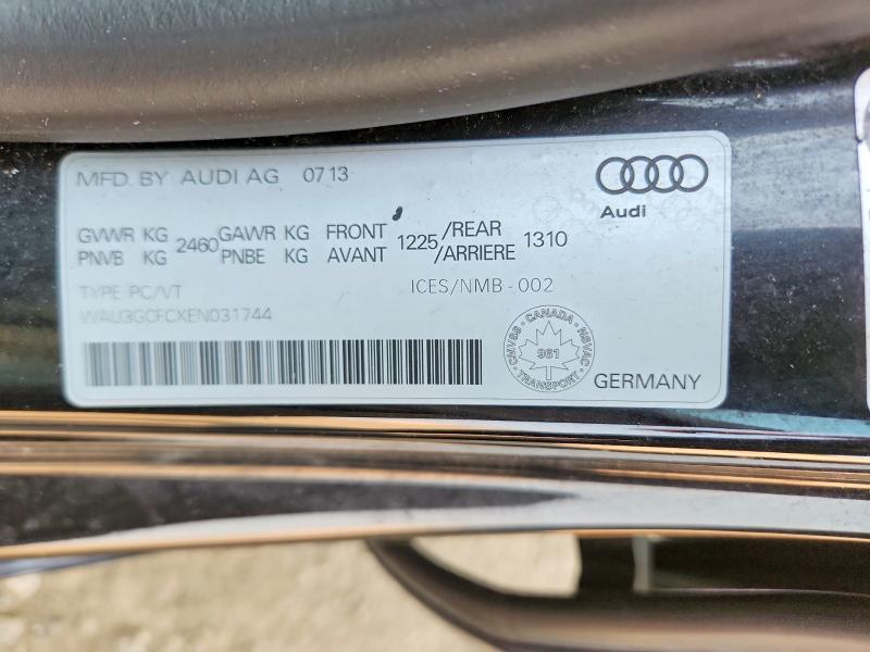 2014 Audi A7 მანქანა იყიდება აუქციონზე, vin: WAU3GCFCXEN031744, აუქციონის ნომერი: 63197836