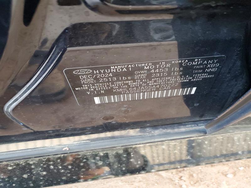 Aukcja sprzedaży 2025 Hyundai Sonata, vin: KMHL64JA5SA470222, numer aukcji: 61921076