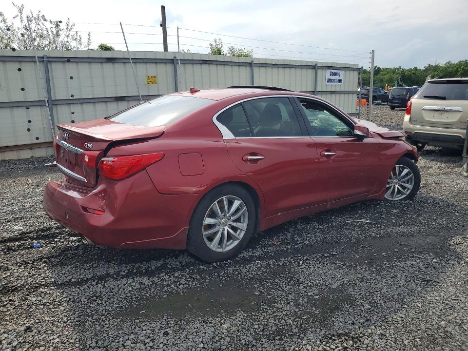 58495386 :رقم المزاد ، JN1BV7AP4FM348483 vin ، 2015 Infiniti Q50 مزاد بيع