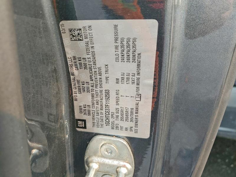 Продаж на аукціоні авто 2015 Chevrolet Colorado, vin: 1GCHTCE37F1192583, номер лоту: 61102326