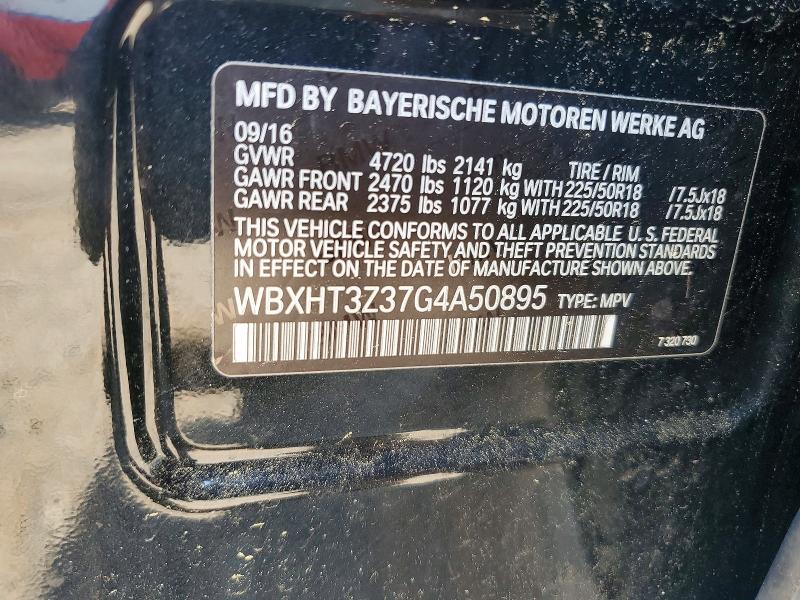 Продажа на аукционе авто 2016 Bmw X1, vin: WBXHT3Z37G4A50895, номер лота: 60375896