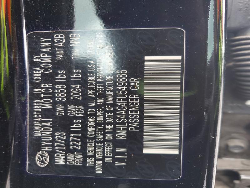 60669006 :رقم المزاد ، KMHLS4AG4PU549886 vin ، 2023 Hyundai Elantra مزاد بيع