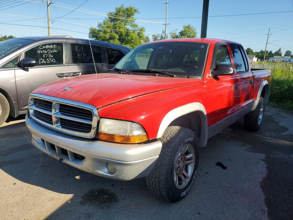 2004 Dodge Dakota მანქანა იყიდება აუქციონზე, vin: 1D7HG48NX4S628198, აუქციონის ნომერი: 56196176