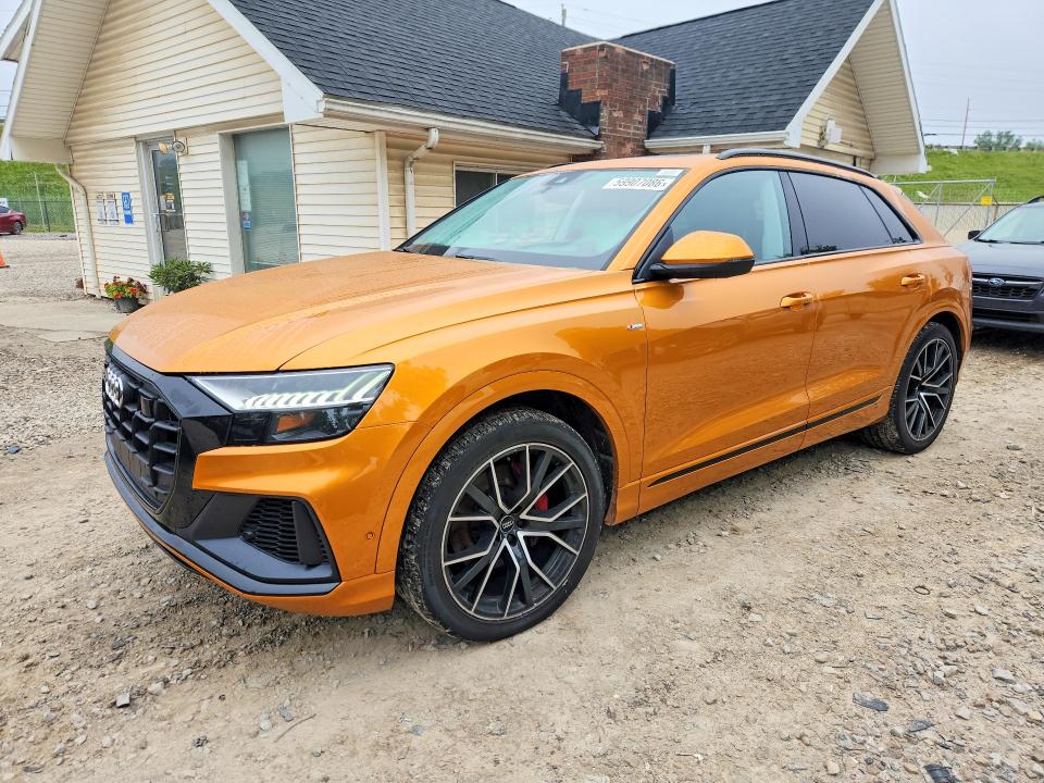 2020 Audi Q8 მანქანა იყიდება აუქციონზე, vin: WA1FVAF18LD022109, აუქციონის ნომერი: 59907086