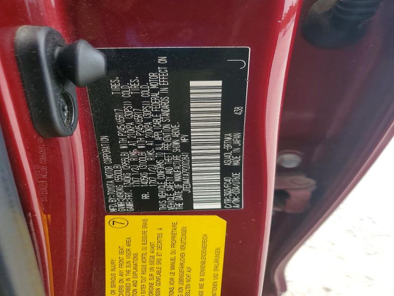 Aukcja sprzedaży 2009 Toyota Highlander, vin: JTEDA41A792002841, numer aukcji: 63020386