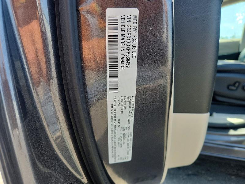 60363116 :رقم المزاد ، 2C4RC1GGXPR536459 vin ، 2023 Chrysler Pacifica مزاد بيع