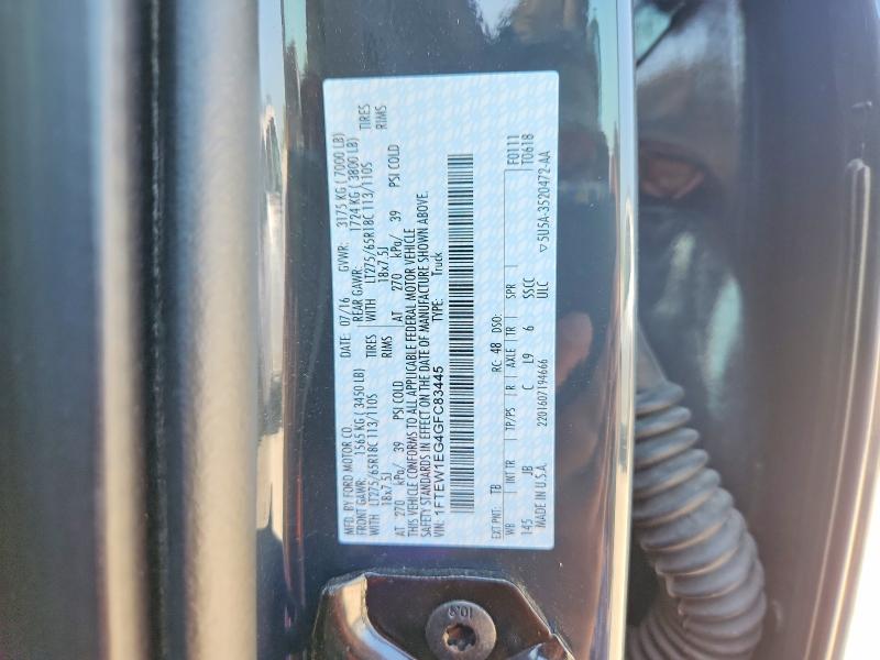 Продаж на аукціоні авто 2016 Ford F150, vin: 1FTEW1EG4GFC83445, номер лоту: 59685496