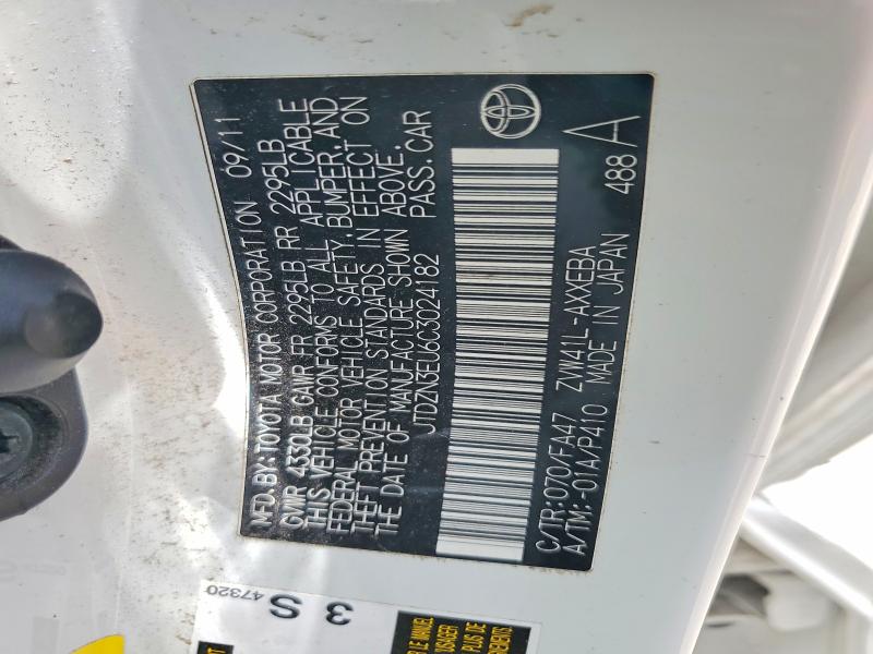 Продаж на аукціоні авто 2012 Toyota Prius V, vin: JTDZN3EU6C3024182, номер лоту: 61332486
